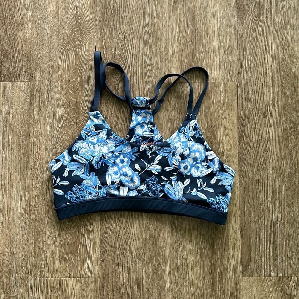 Mink Pink Floral Move Sports Bra Size Medium Athletic